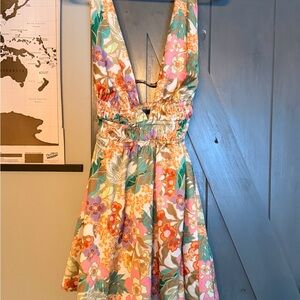 Beginning Boutique Floral Mini Dress